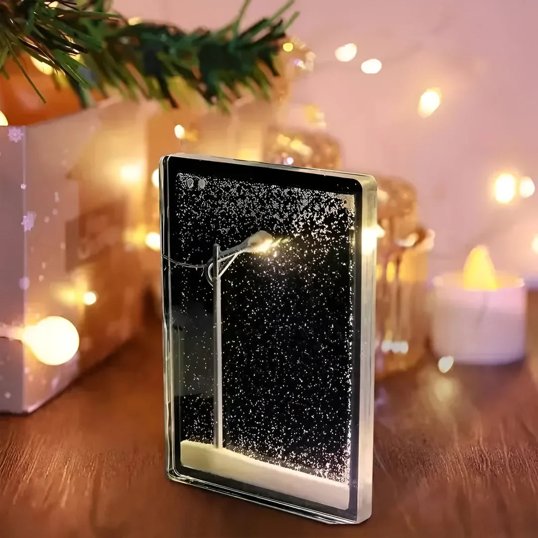 3D Snow Scenery Night Lamp