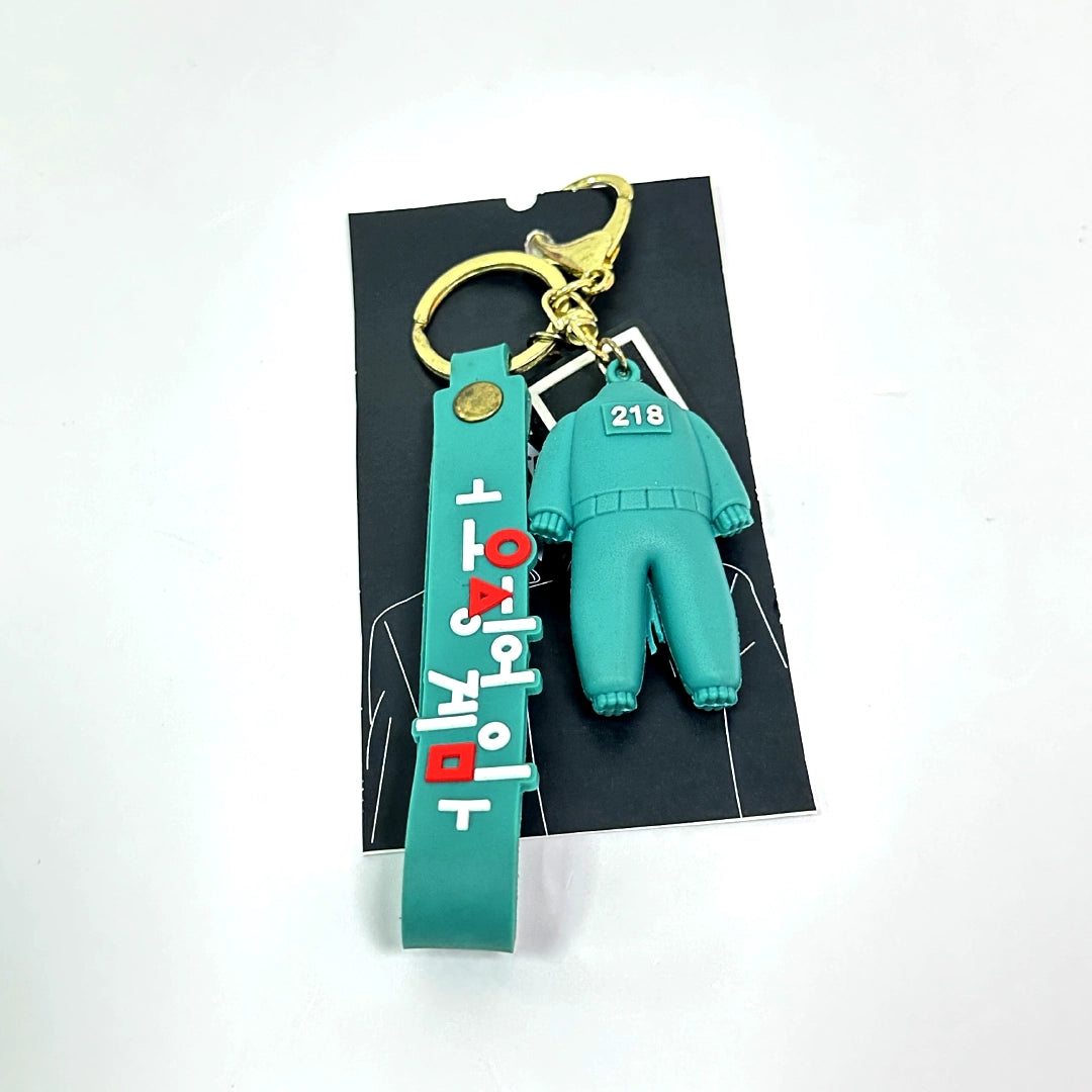 3D Squid Game Players Keychain