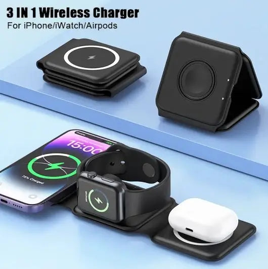 3 in 1 Magnetic Wireless Charger