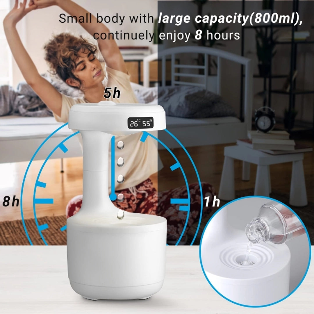 Anti-Gravity Water Drop Humidifier