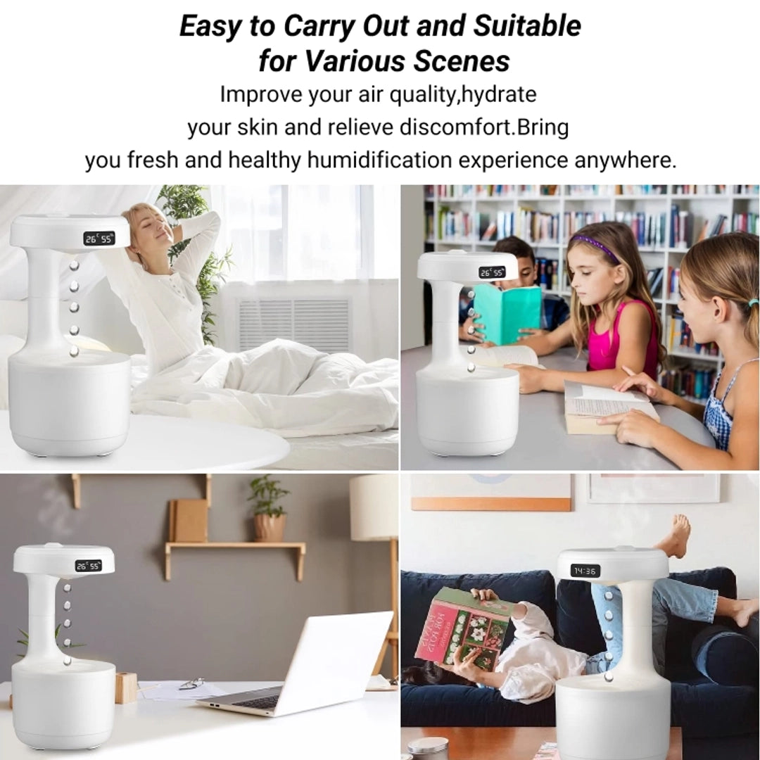 Anti-Gravity Water Drop Humidifier