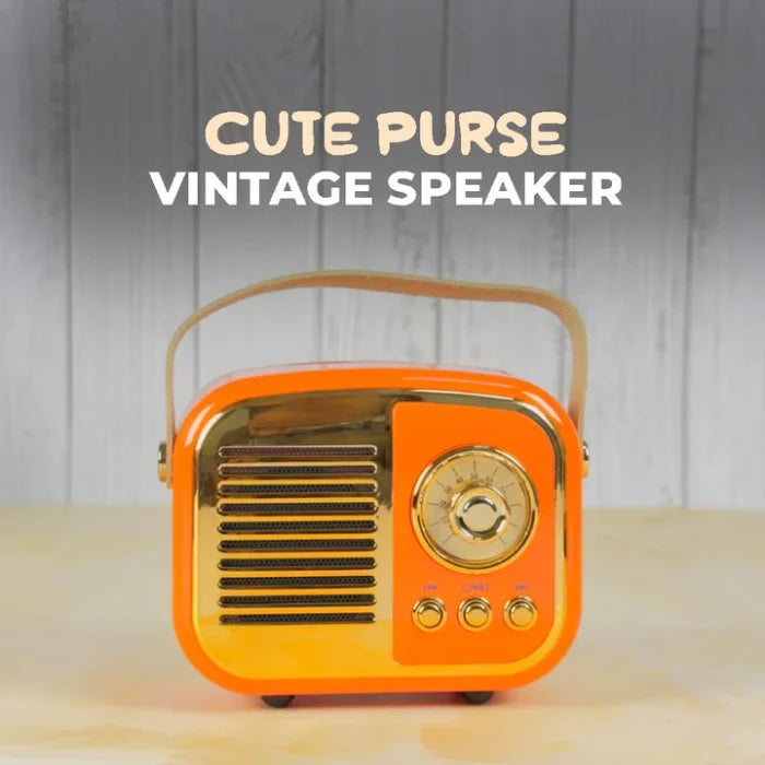 Cute Purse Vintage Speaker