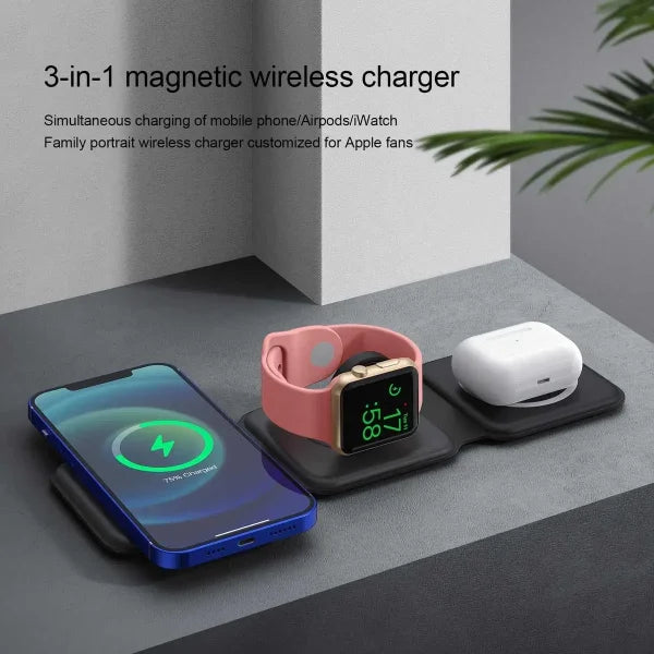 3 in 1 Magnetic Wireless Charger