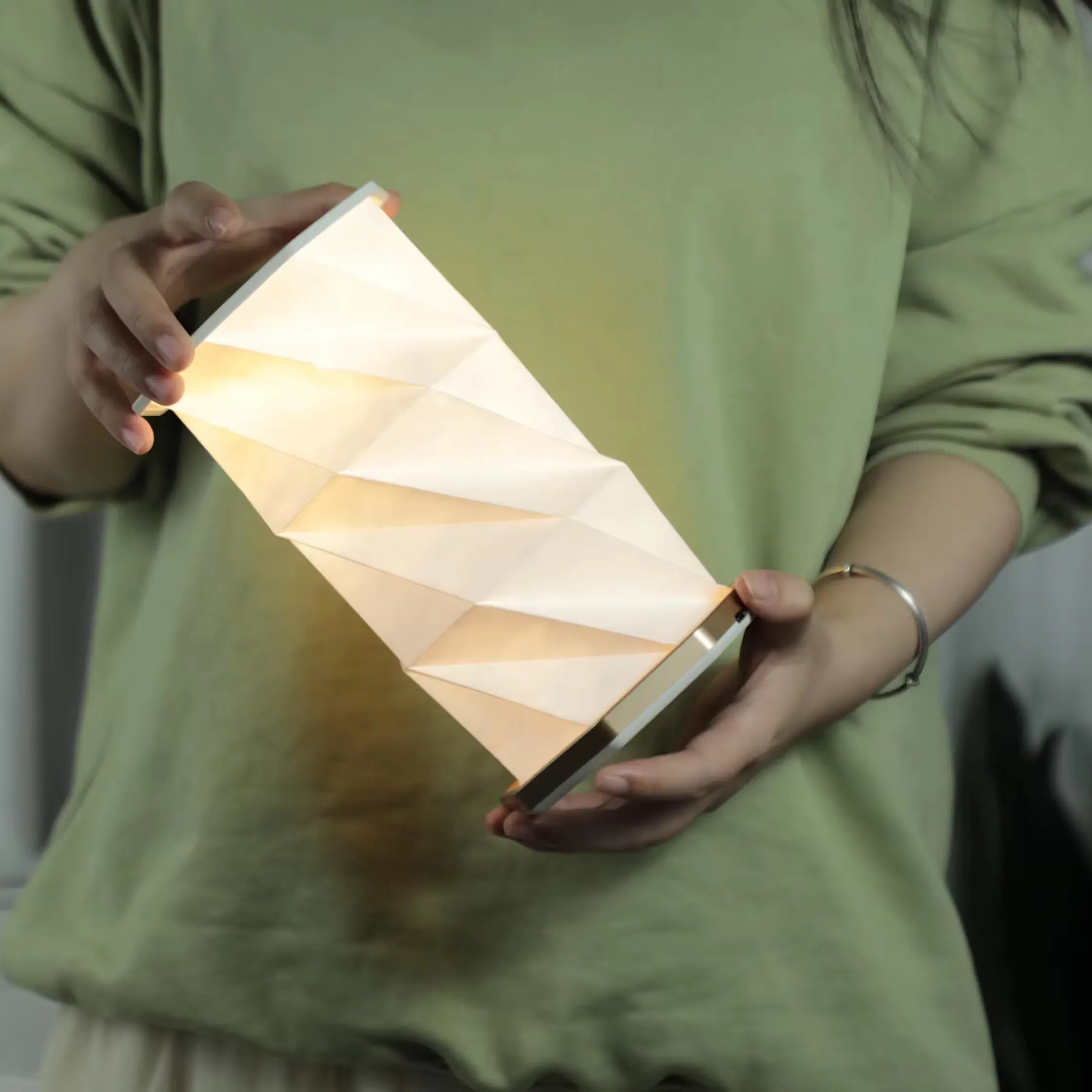 Modern Origami LED Table Lamp with Touch Control