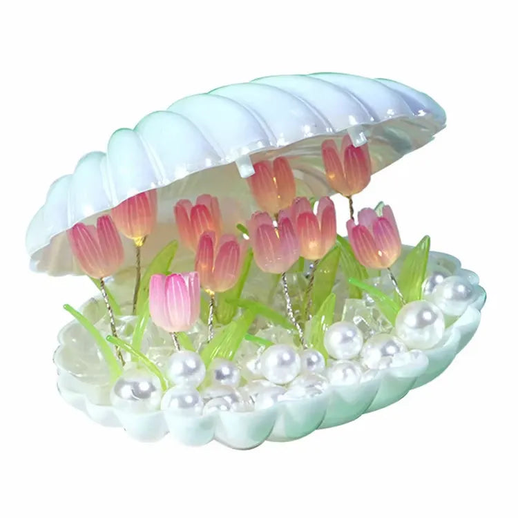 3d Shell Tulip flower lamp Gift for Couples