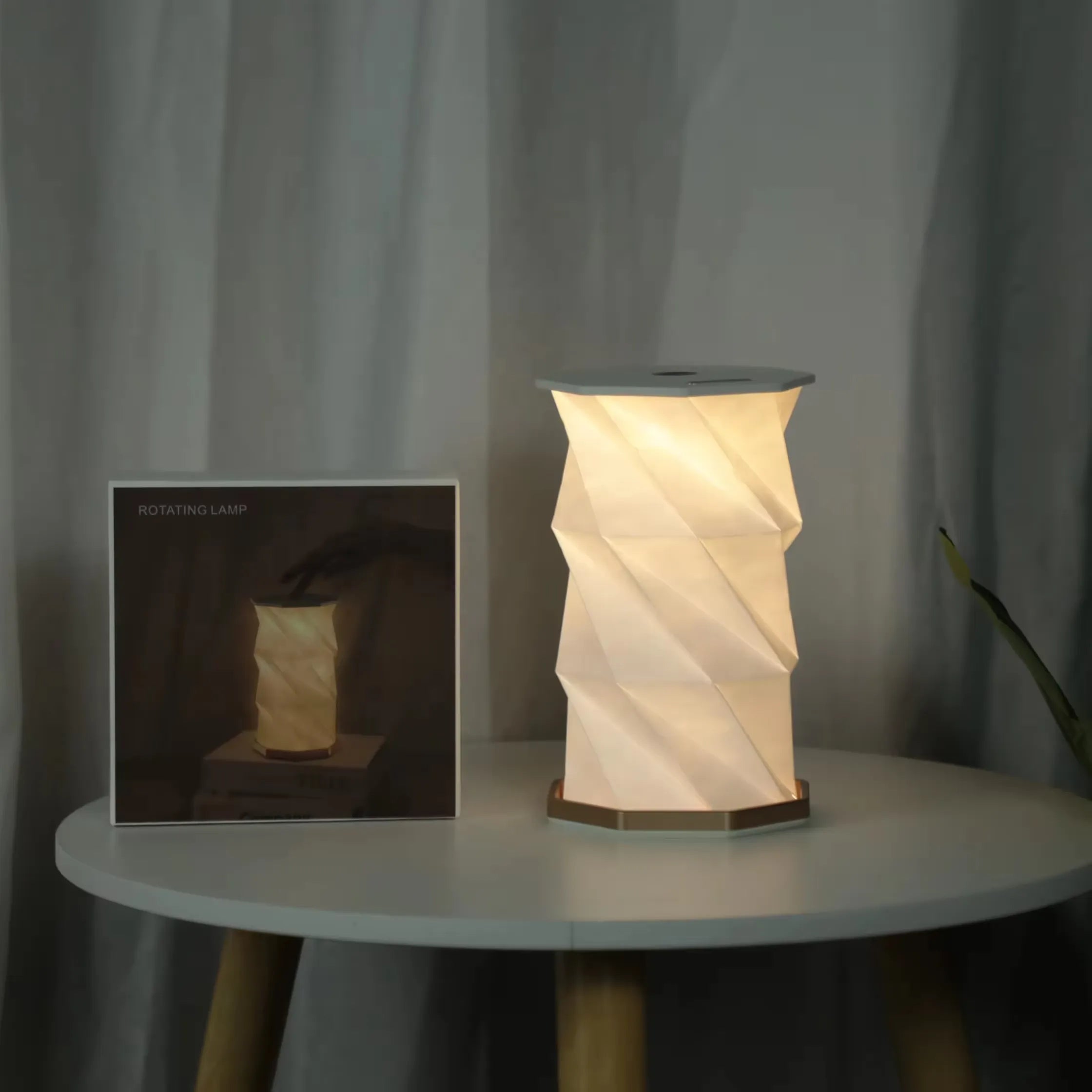 Modern Origami LED Table Lamp with Touch Control