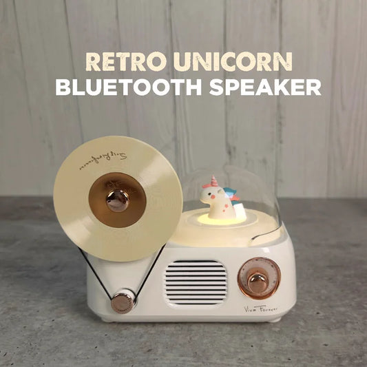 Retro Unicorn Bluetooth Speaker