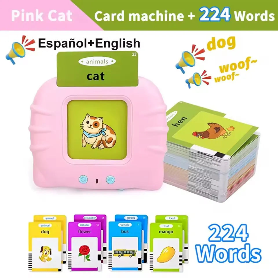 Talking Flash Cards Early Learning Educational Machine for kids