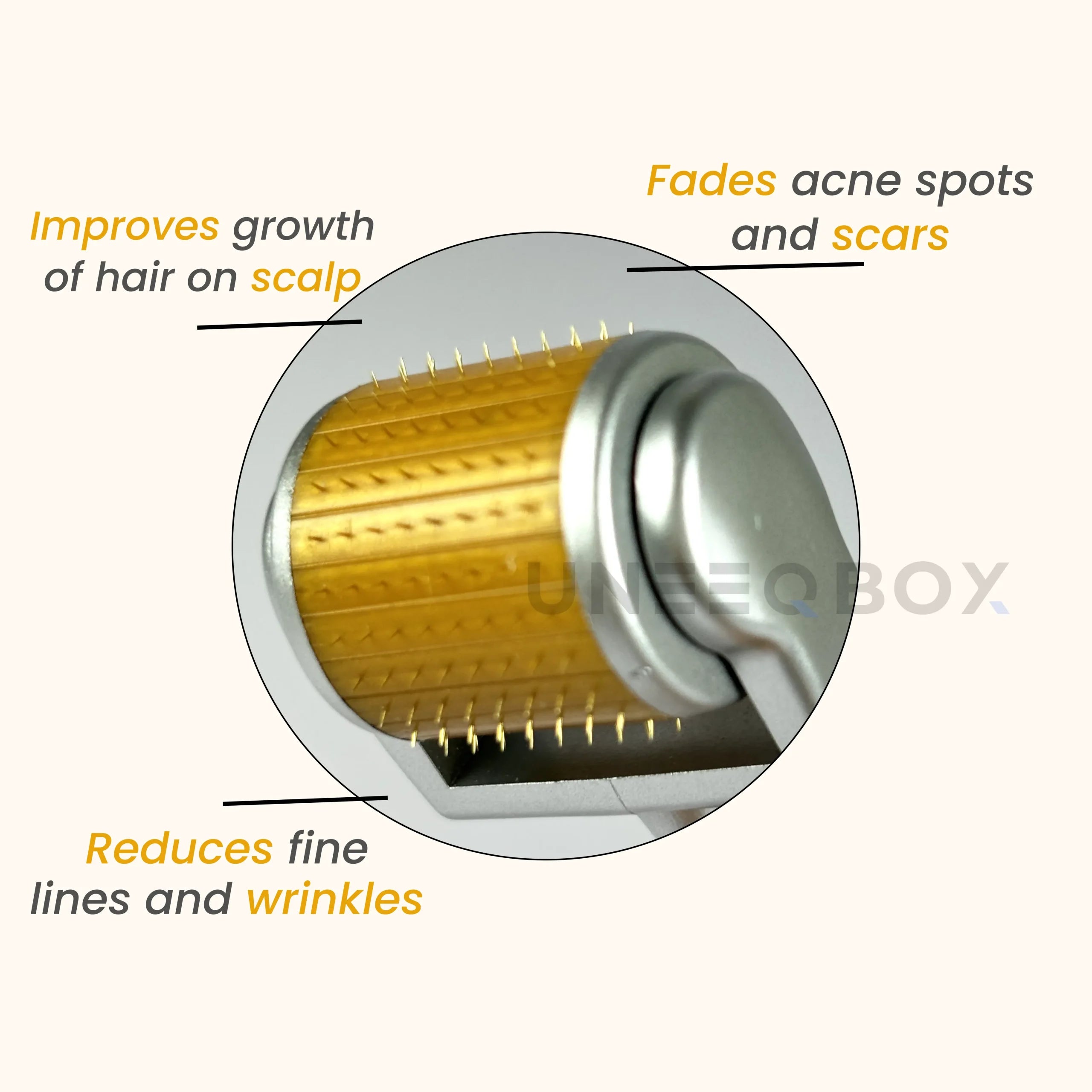 UB Titanium Microneedle Derma Roller 192/0.25mm