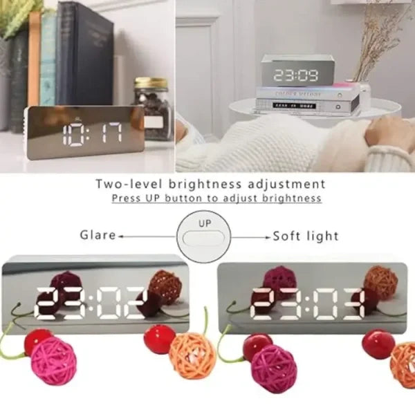 UB Digital Mirror Alarm Clock