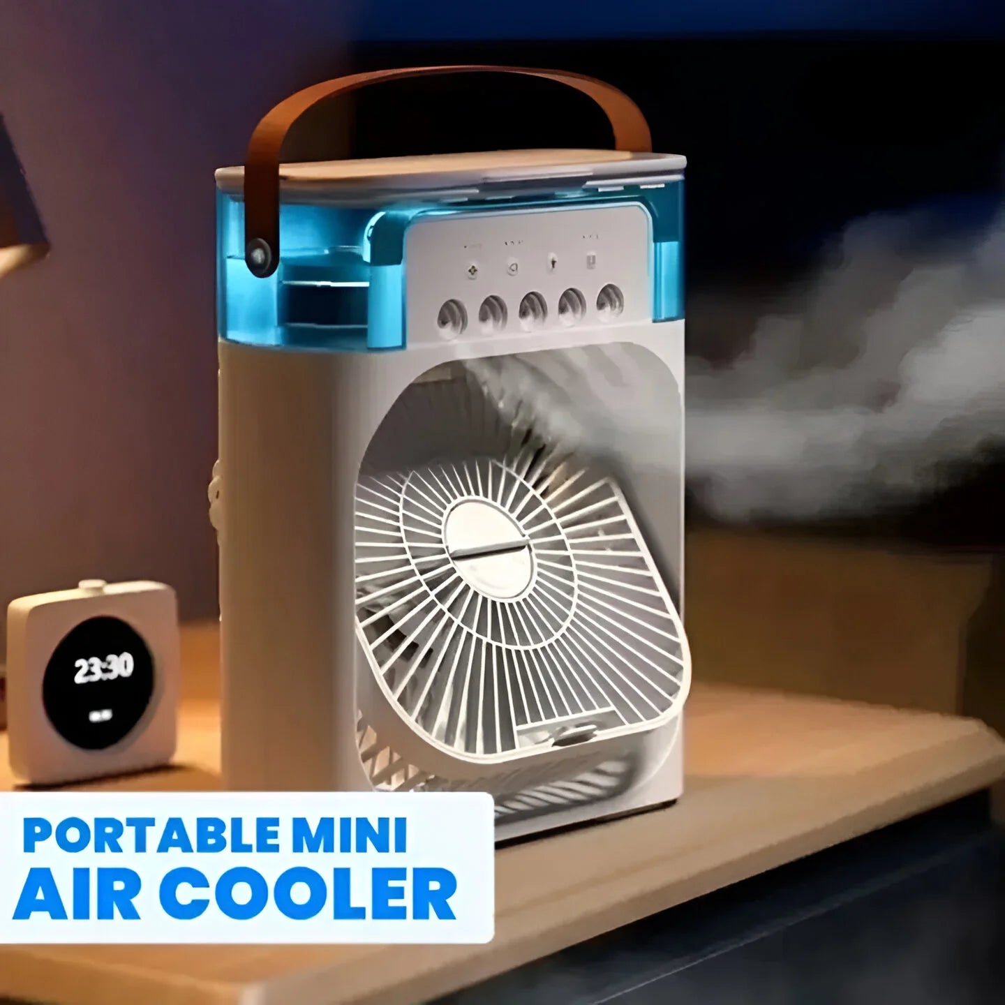 Portable Mini Air Cooler & Humidifier for Room Cooling