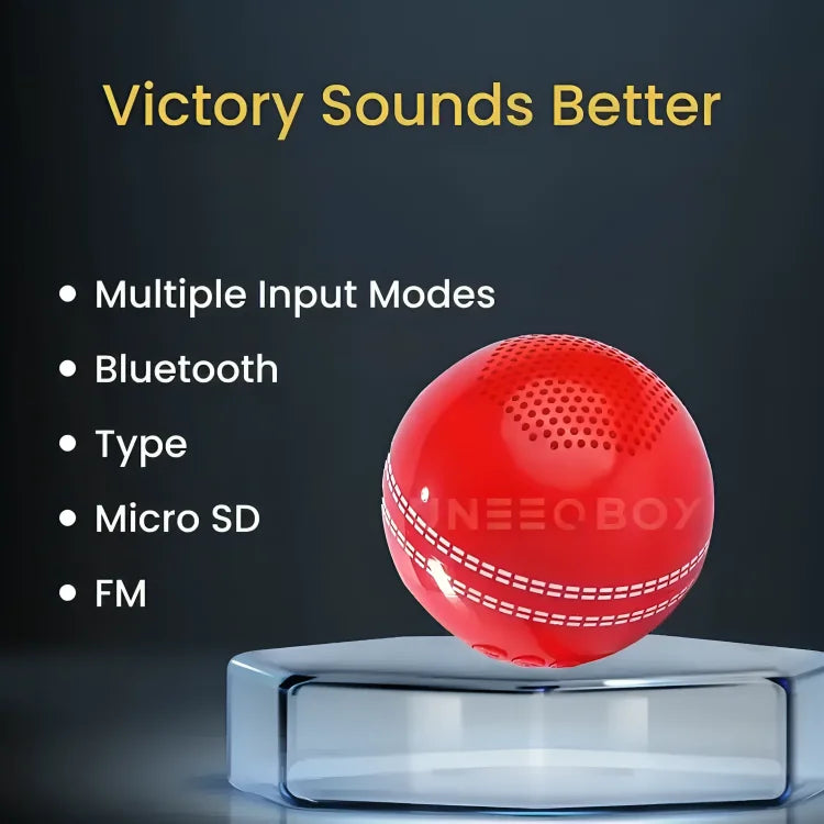 Wireless Cricket Red Ball Speaker