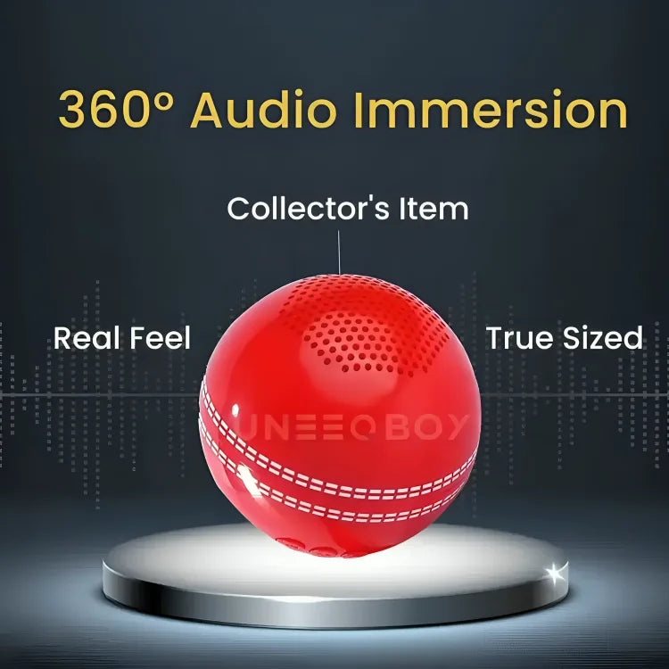 Wireless Cricket Red Ball Speaker