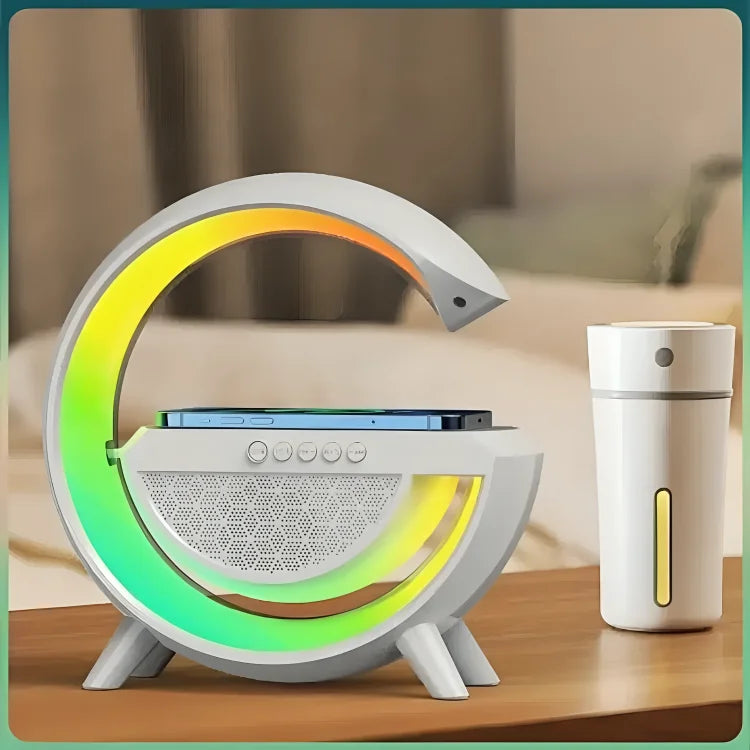 G Lamp with Bluetooth Speaker & Wireless Charger