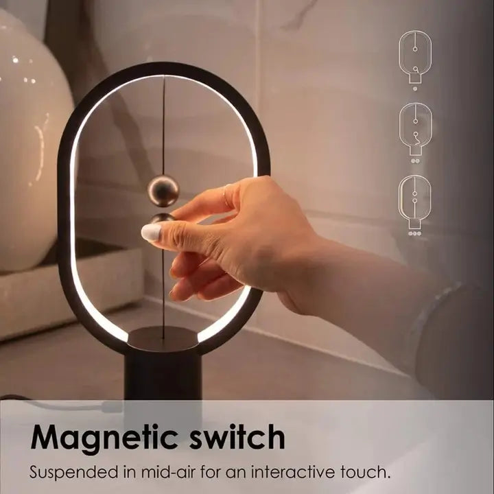 Magnetic Ball Switch Control Led Lamp