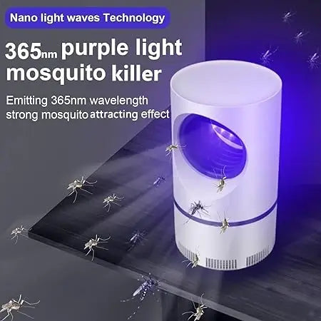 Portable Eco-Friendly Mosquito Lamp with Dual Zapper