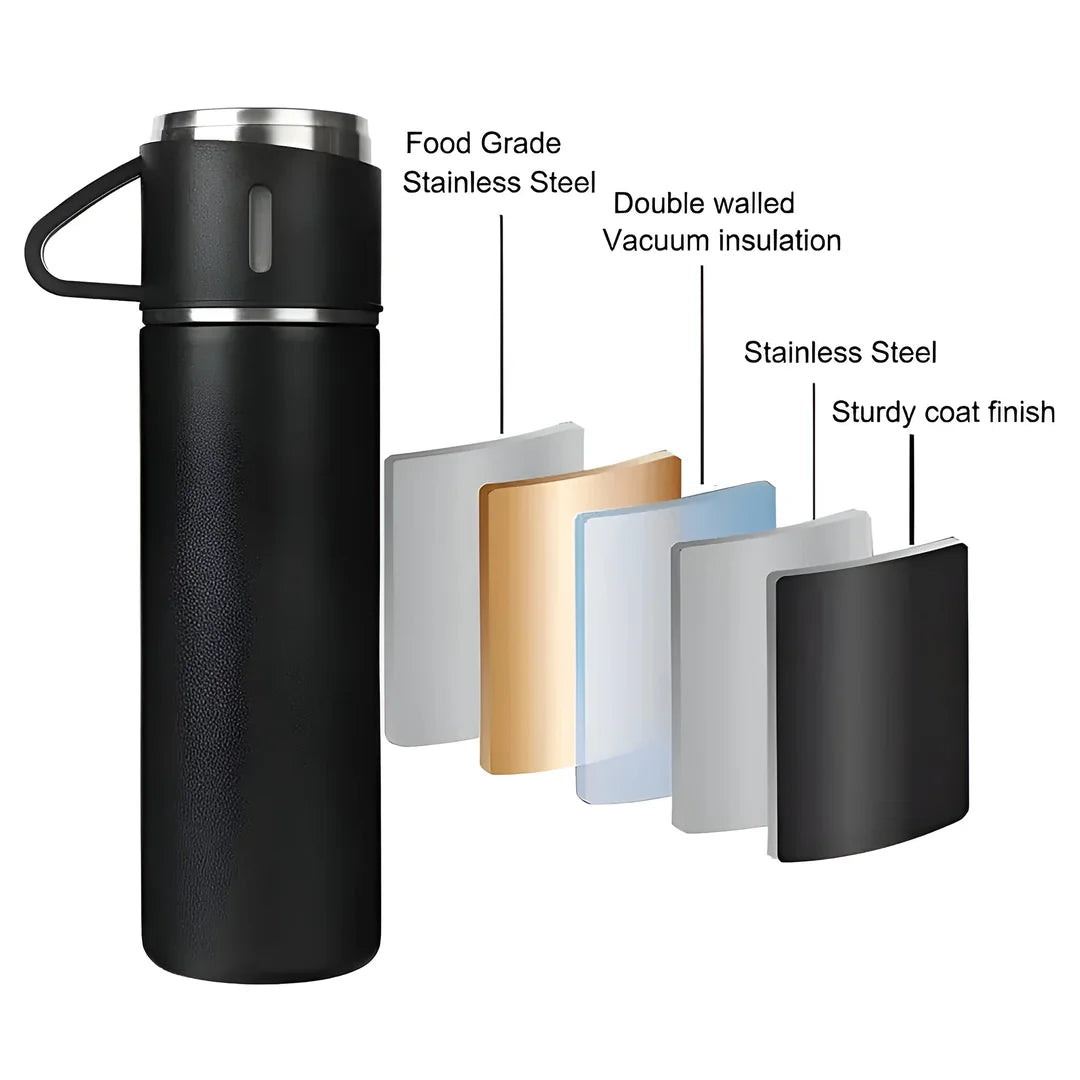 Stainless Steel Thermos with Cup