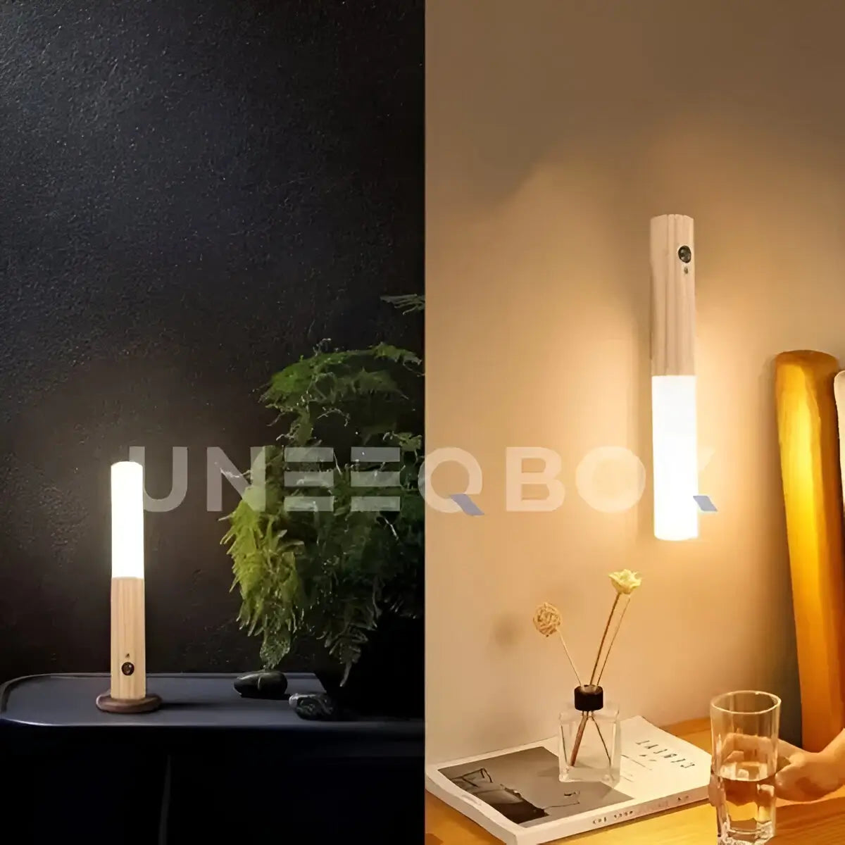 UB Wooden Sensor Wall Lamp