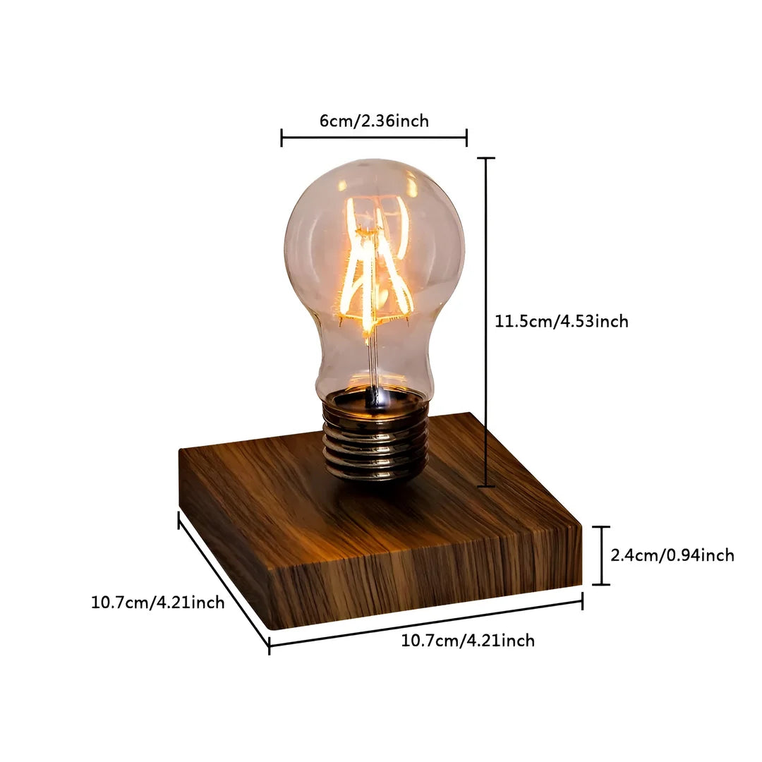 Wooden Magnetic Floating Bulb