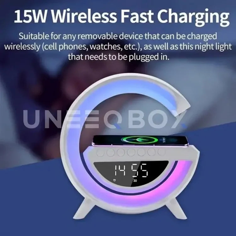 UB Max G Clock with Wireless Charging, Lamp & Speaker