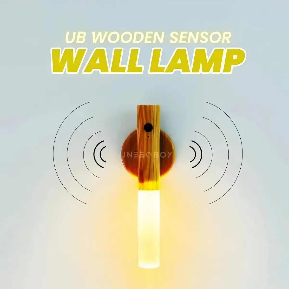 UB Wooden Sensor Wall Lamp