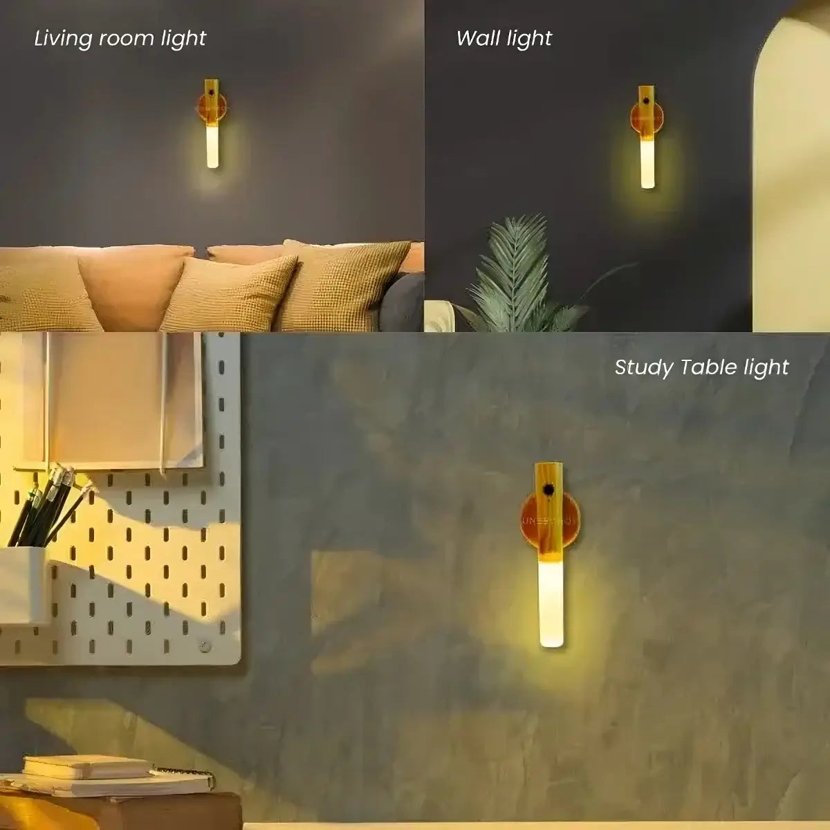 UB Wooden Sensor Wall Lamp