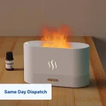 Aromatherapy Flame Humidifier Aroma Diffuser