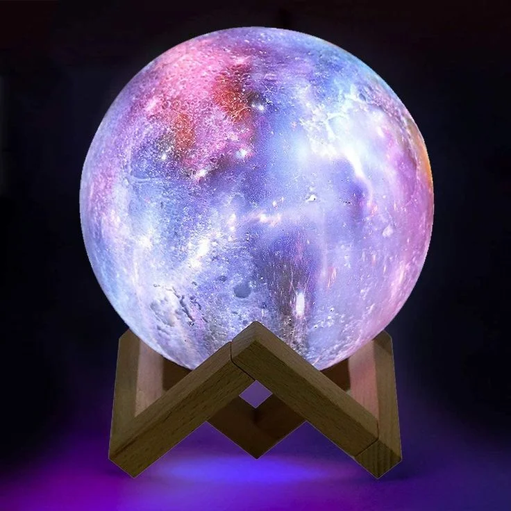 16 Color Galaxy 3D LED Moon Light Lamp