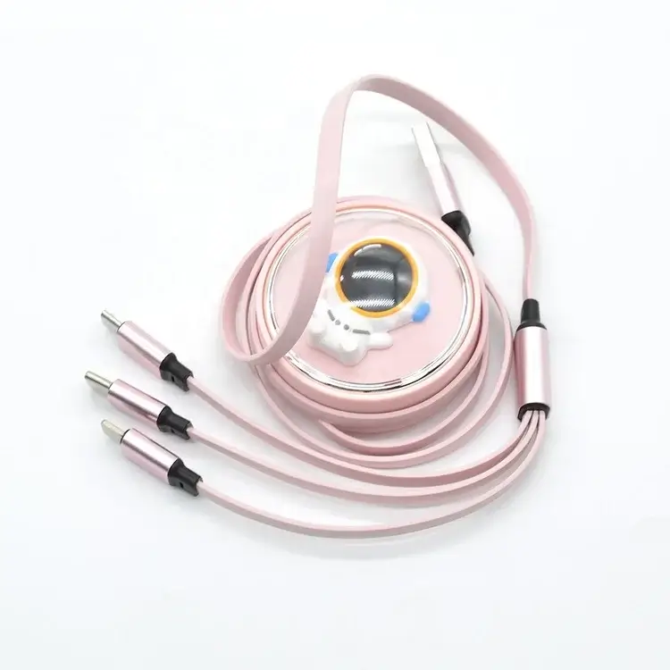 Astronaut Pink Data Cable Set